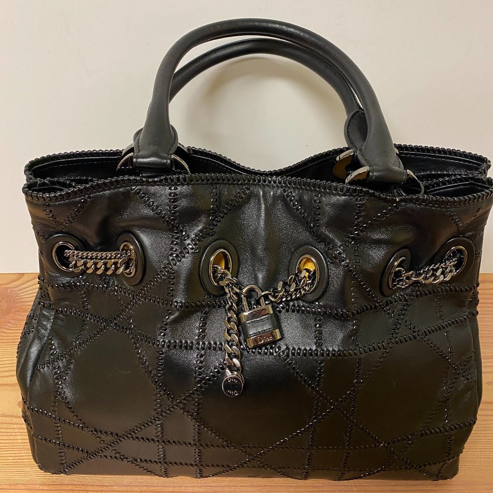 Christian Dior Cannage Overstitch Chri Chri Tote - Picture 1 of 5